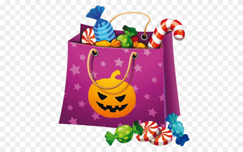 Halloween, Bag, Shopping Bag, Food, Sweets Free Png Download