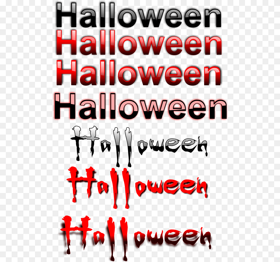 Halloween 9 Black Red Svg Clip Arts Happy Halloween, Text Png Image