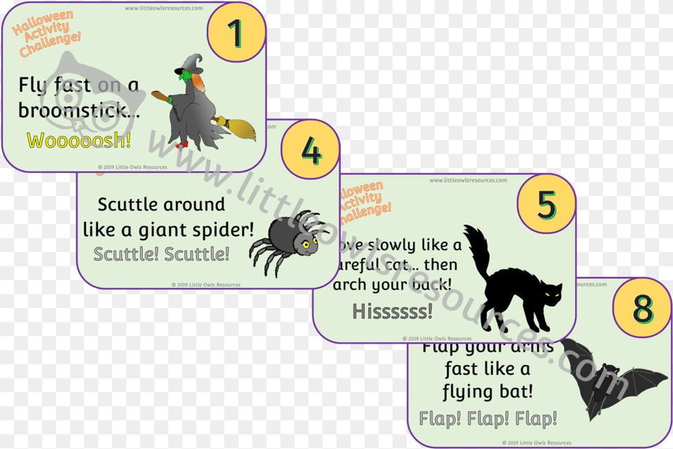 Halloween Activity Challenge Cover Cartoon, Text, Animal, Cat, Mammal Free Png