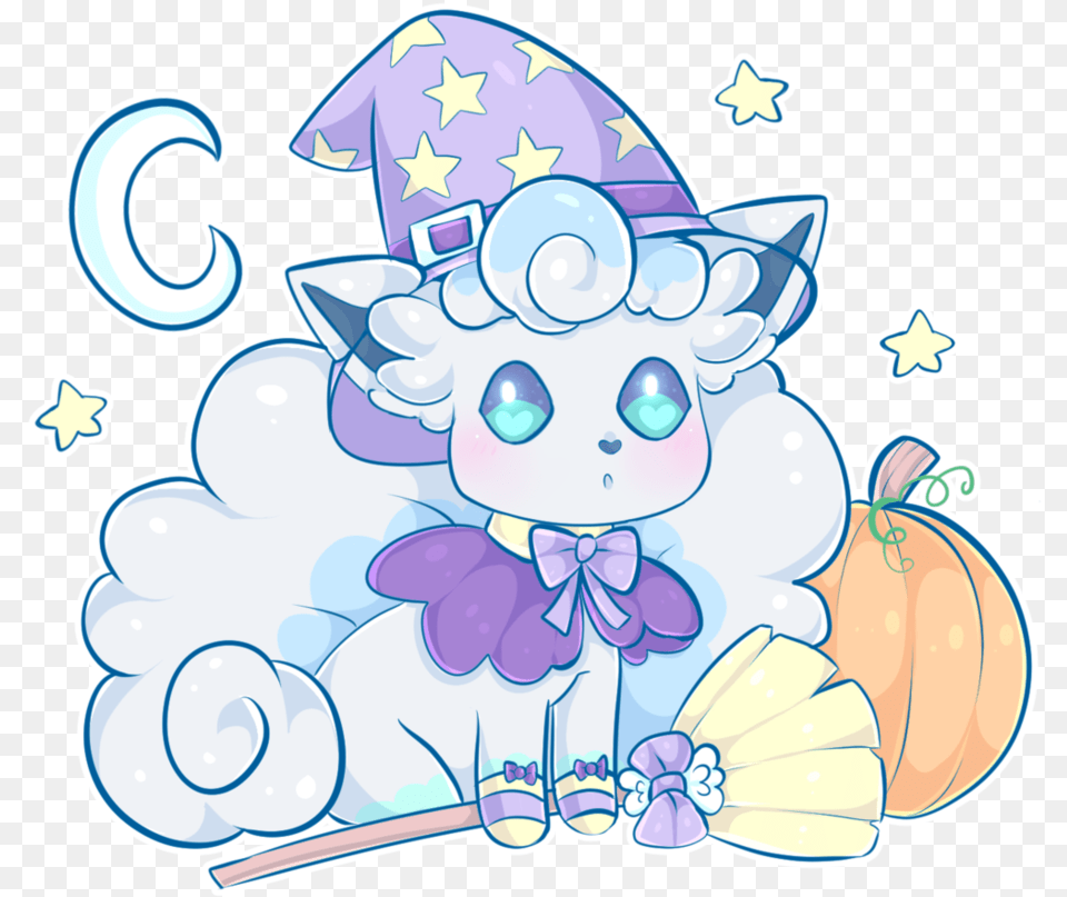 Halloween Alolan Vulpix Sun And Moon Cute Pokemon, Baby, Person, People, Face Free Png