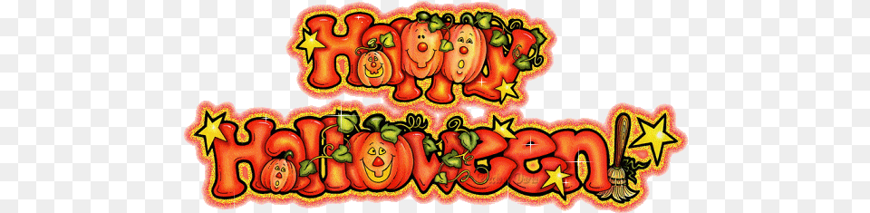 Halloween Animated Happy Halloween Gif Transparent, Birthday Cake, Cake, Cream, Dessert Free Png Download