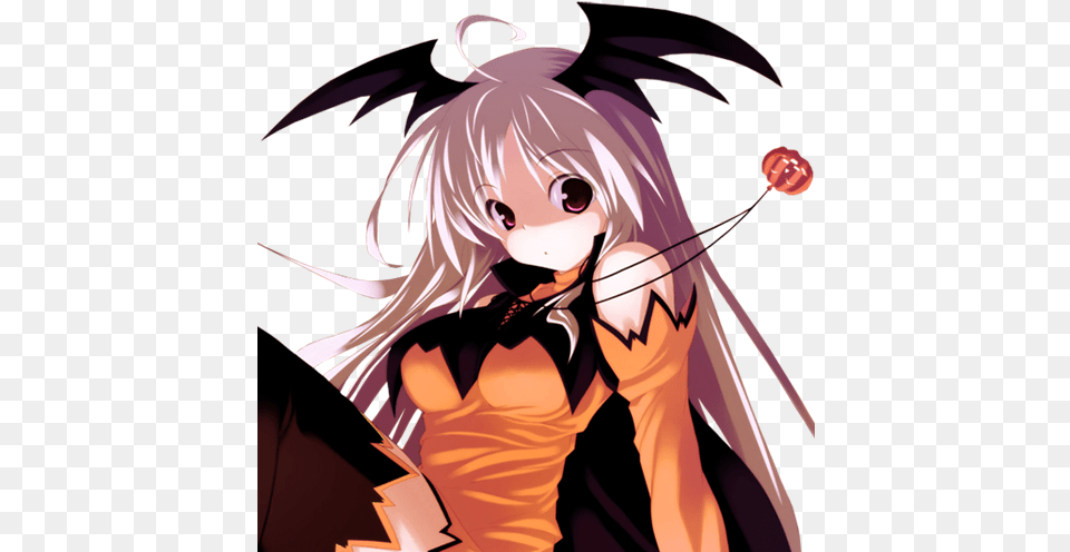 Halloween Anime Spraypack Team Halloween Cute Anime Girl, Book, Comics, Publication, Baby Free Transparent Png