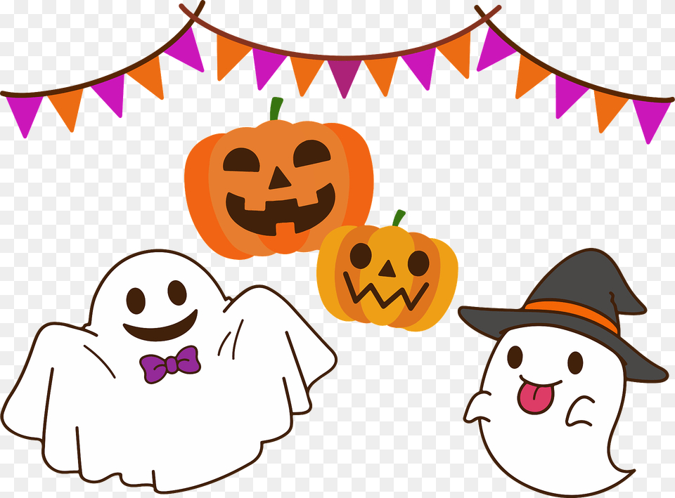 Halloween Background Jack O39 Lanterns And Ghosts Clipart, Festival, Baby, Person Free Png Download