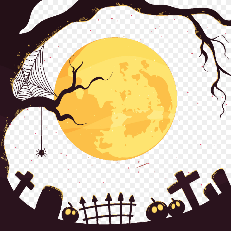 Halloween Background Photos Halloween Transparent Background, Astronomy, Outdoors, Night, Nature Free Png Download