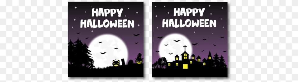 Halloween Background Poster Light Moon Full Moon, Book, Publication, Purple, Comics Png Image