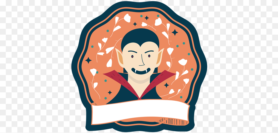 Halloween Badge Vampire U0026 Svg Vector File Clip Art, Baby, Face, Head, Person Png