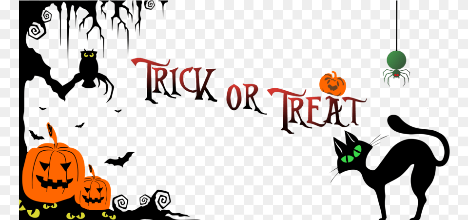 Halloween Banner Clipart Halloween Trick Trick Or Treat Halloween Clip Art, Vegetable, Food, Pumpkin, Produce Free Png