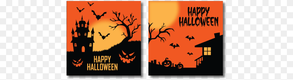 Halloween Banner Orange Sky Vectors Graphics, Person, Festival Free Transparent Png