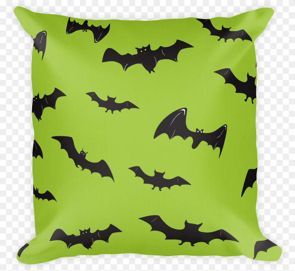 Halloween Bat Pattern Throw Pillow Binge Store Halloween, Home Decor, Cushion, Mammal, Animal Free Png