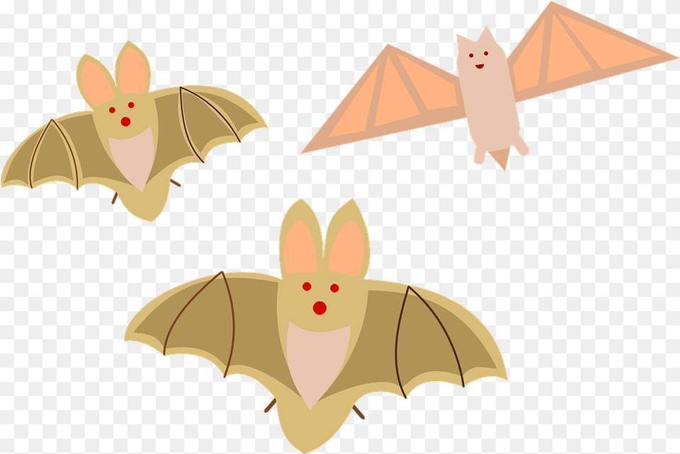 Halloween Bats Birds Vector Graphic On Pixabay Cute Bat Clip Art, Animal, Mammal, Wildlife, Cat Png Image