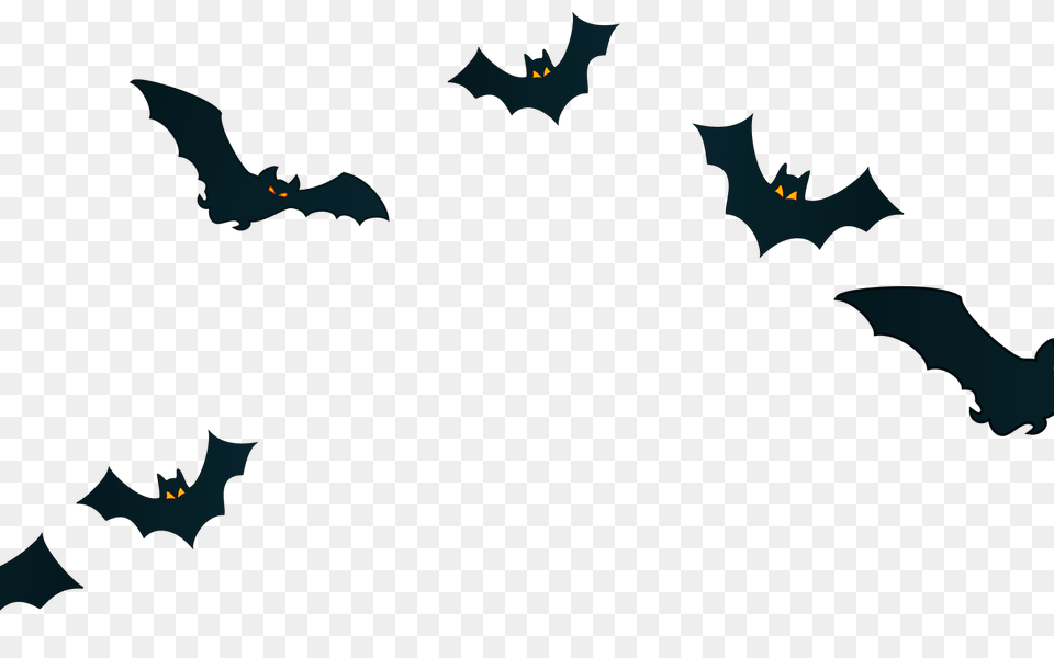 Halloween Bats Decor Clipart, Animal, Mammal, Wildlife Free Png