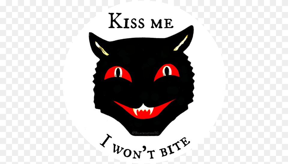 Halloween Black Cat, Logo, Animal, Mammal, Pet Png Image