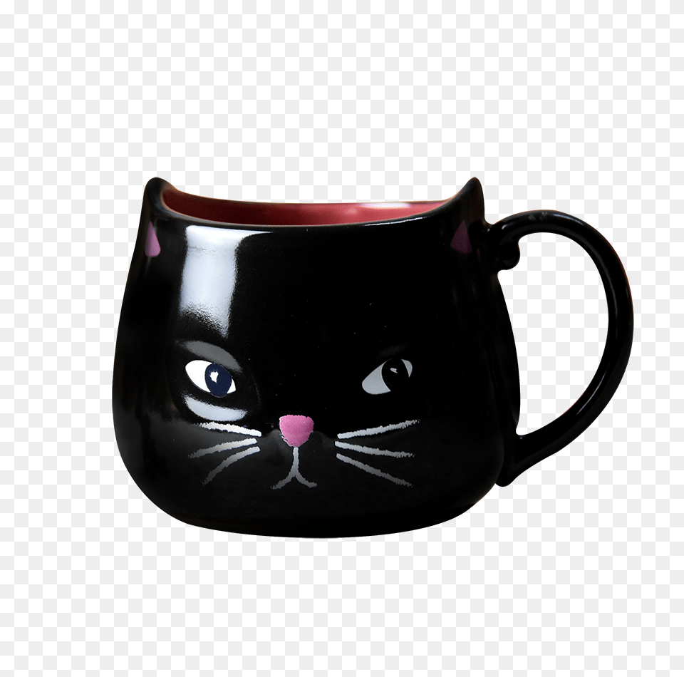 Halloween Black Cat Cartoon 17 640 X 640 Webcomicmsnet Halloween Black Cat Ceramics, Cup, Beverage, Coffee, Coffee Cup Png