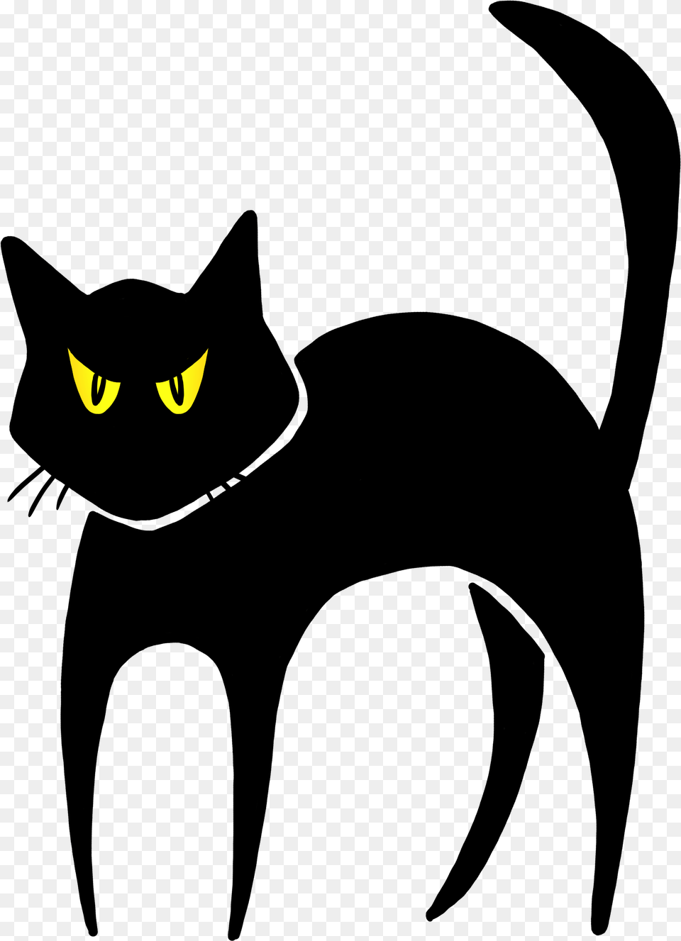 Halloween Black Cat Clipart, Animal, Mammal, Pet Free Png