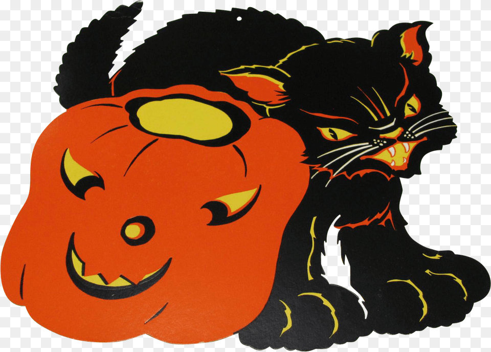 Halloween Black Cat Illustration, Baby, Person, Face, Head Png Image