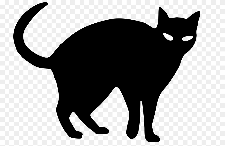 Halloween Black Cats Transparent Halloween Black Cats, Silhouette, Cross, Symbol, Formal Wear Free Png