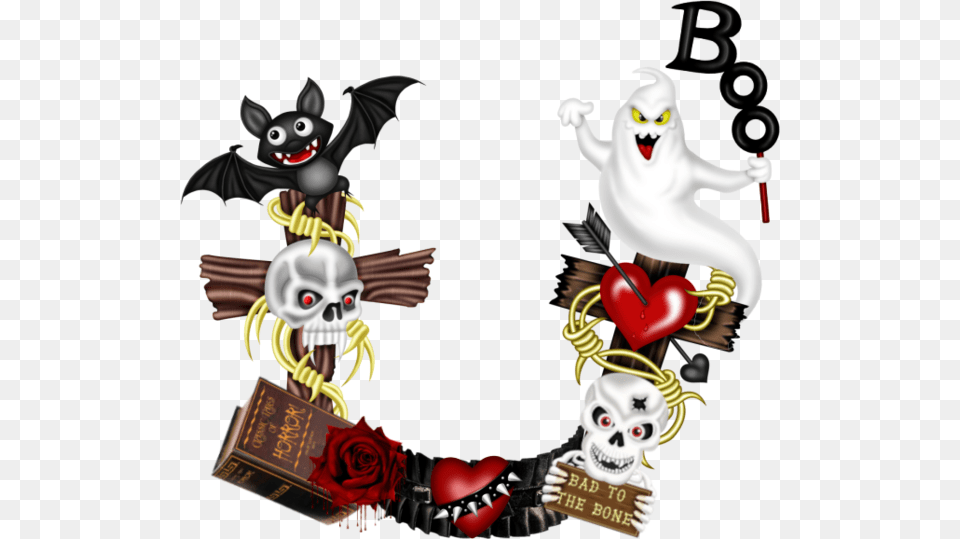 Halloween Boo Ghost Skull Skulls Bat Wood Frame Cartoon, Accessories Png