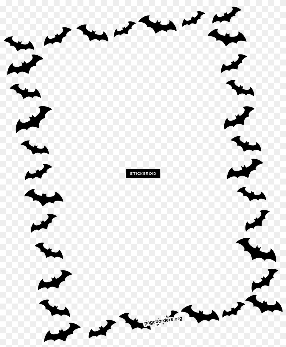 Halloween Border Templates For Word Halloween Borders, Stencil, Silhouette, Home Decor, Text Free Transparent Png