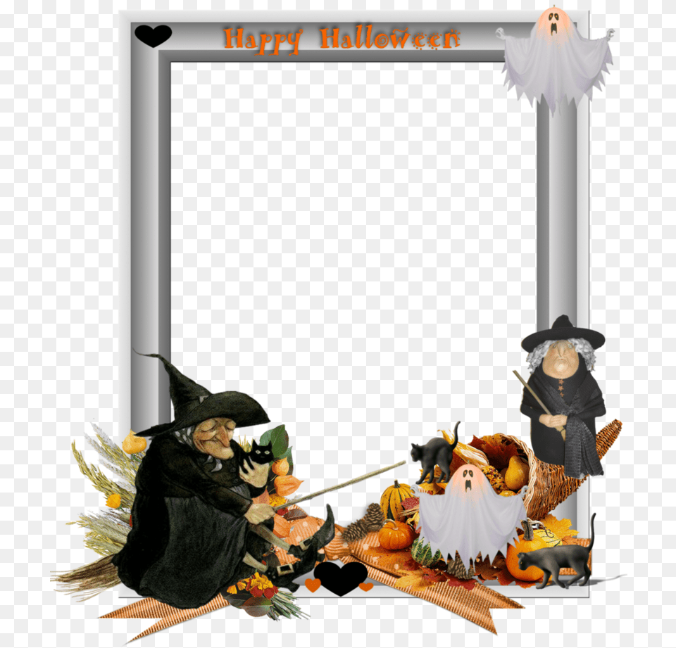 Halloween Border Vector Free Photo Halloween Photo Frame, Adult, Female, Person, Woman Png Image