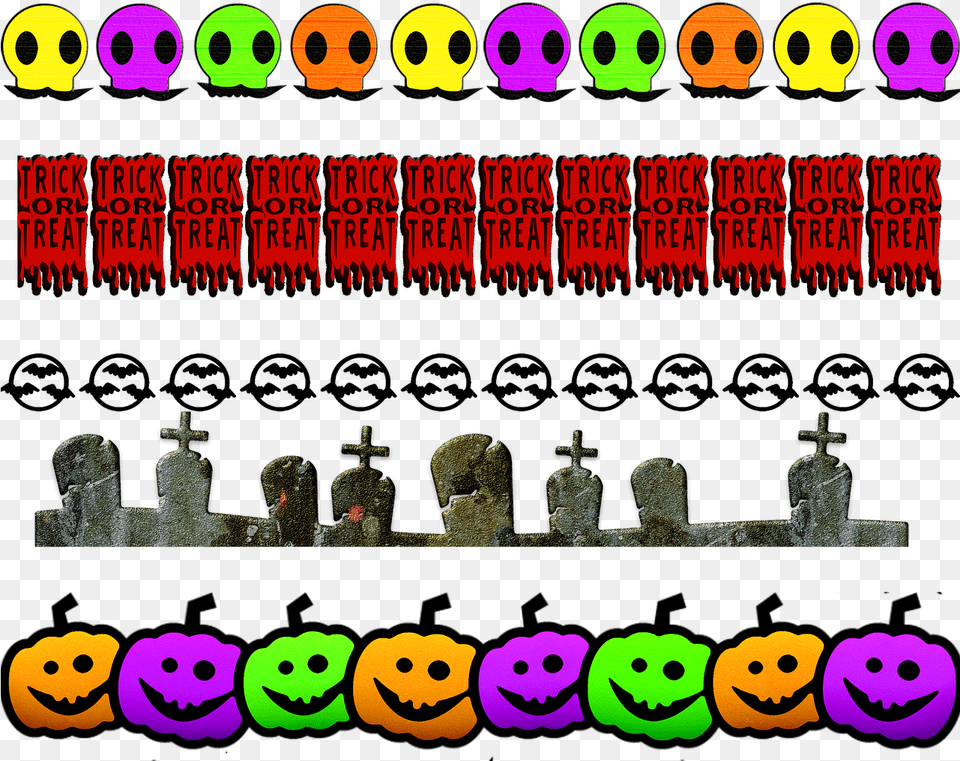 Halloween Borders Trick Or Treat Image On Pixabay, Cross, Symbol Png