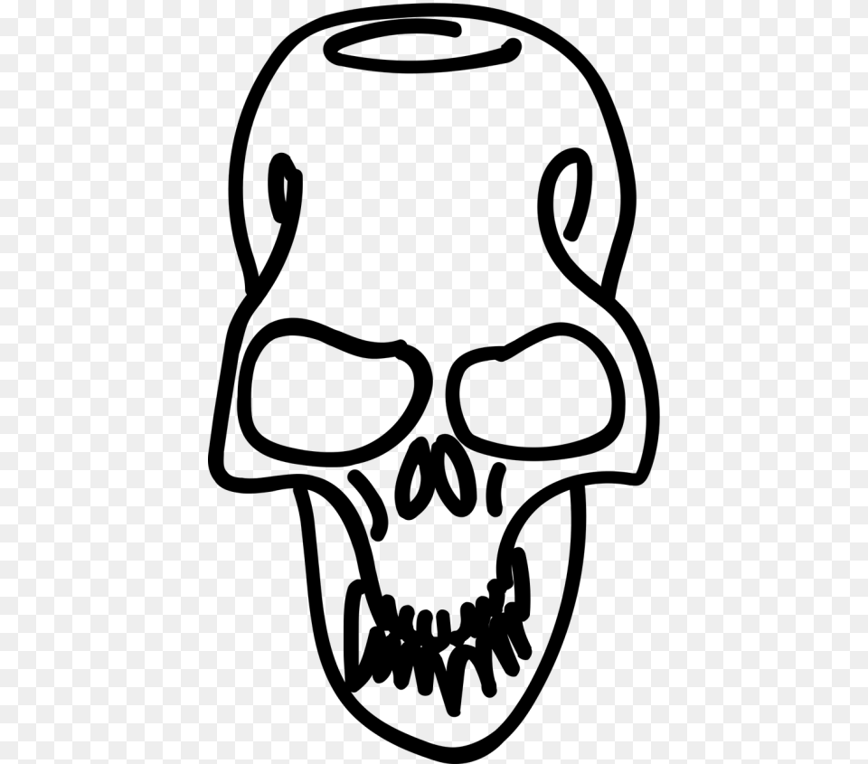 Halloween Calavera Download, Gray Png Image