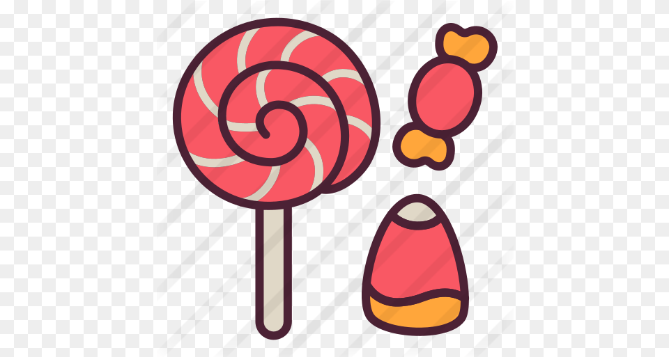 Halloween Candy Food Icons Clip Art, Lollipop, Sweets, Dynamite, Weapon Free Png