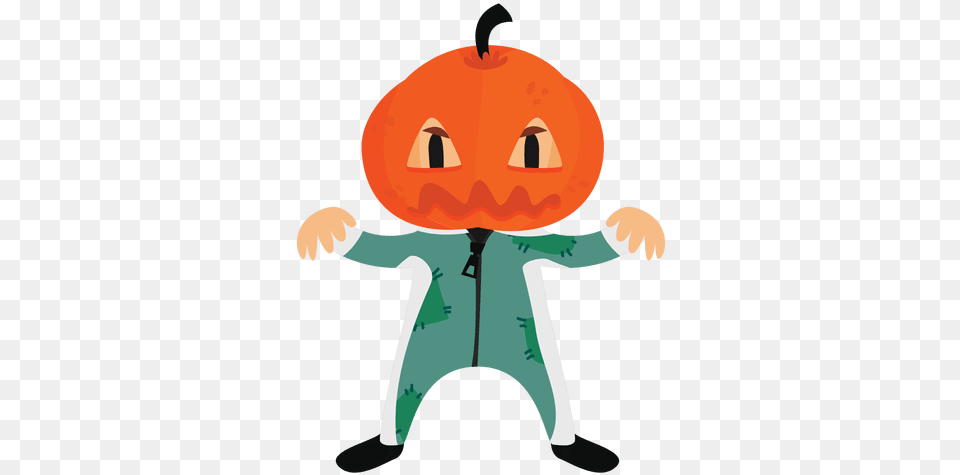 Halloween Cartoon Costume Pumpkin Transparent U0026 Svg Transparent Background Halloween Costume Clipart, Baby, Person Free Png