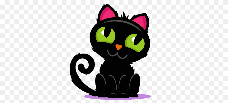 Halloween Cat Scrapbook Cuts Svg Halloween Cat Clip Art, Animal, Mammal, Pet, Black Cat Free Png Download