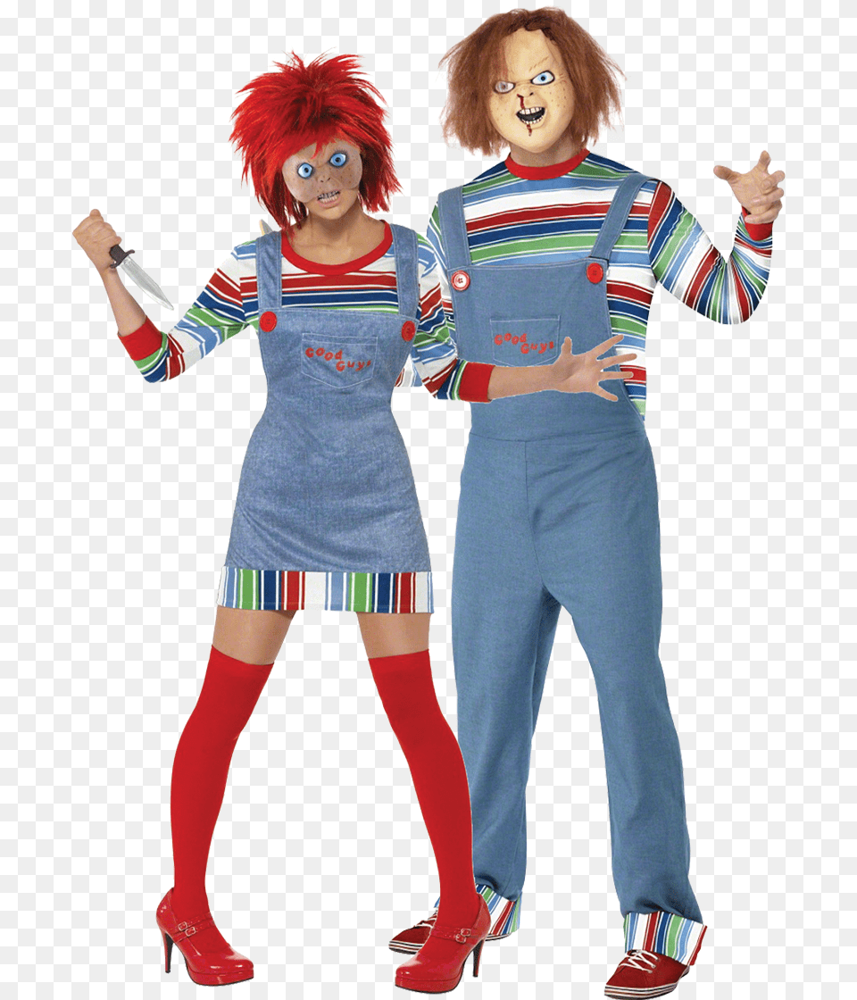 Halloween Chucky Costume, Clothing, Person, Adult, Woman Png