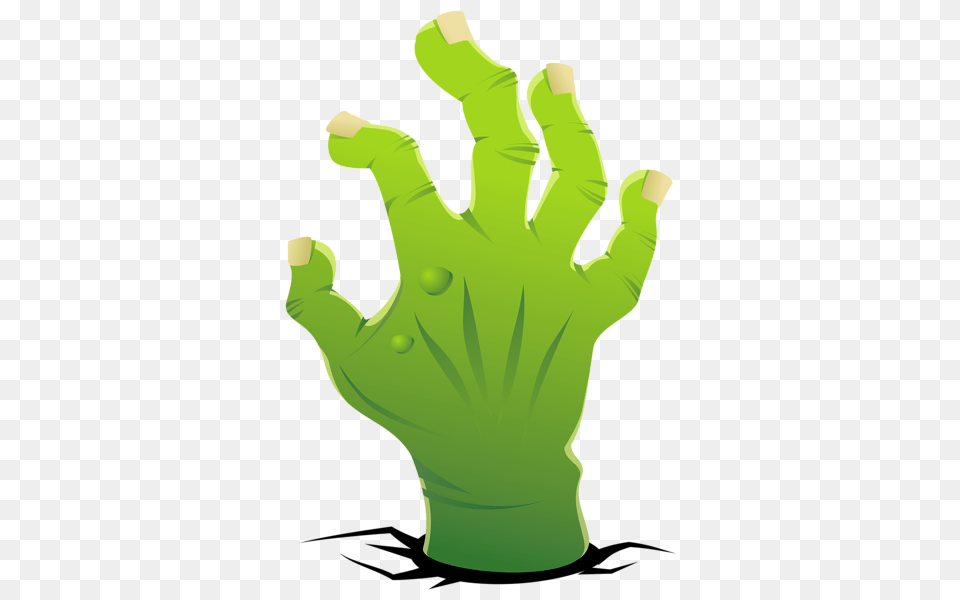 Halloween Clip, Glove, Clothing, Green, Baby Free Png Download