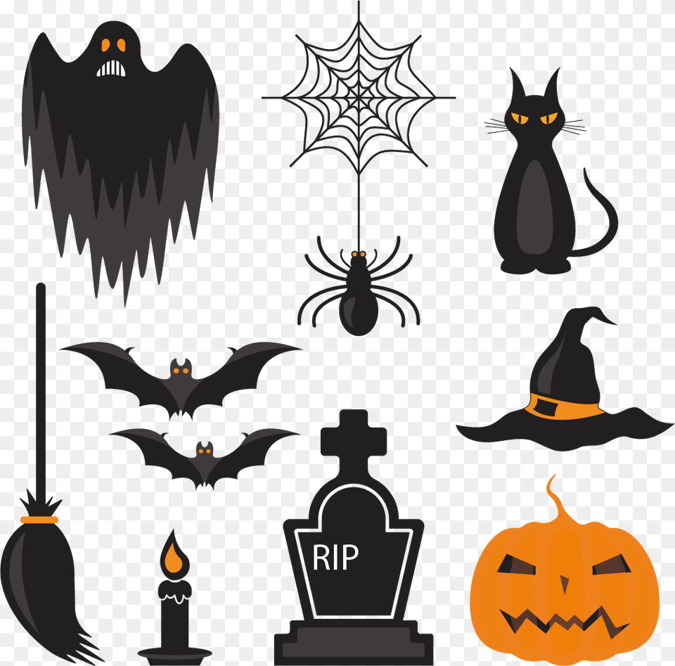 Halloween Clip Art Halloween, Animal, Insect, Invertebrate, Bird Free Png