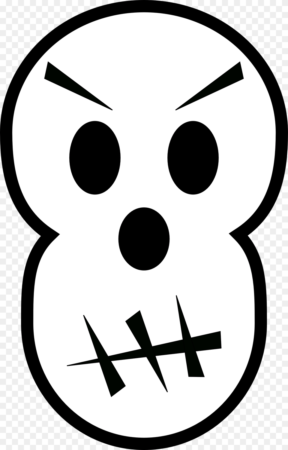 Halloween Clip Art Mouth, Stencil Free Png