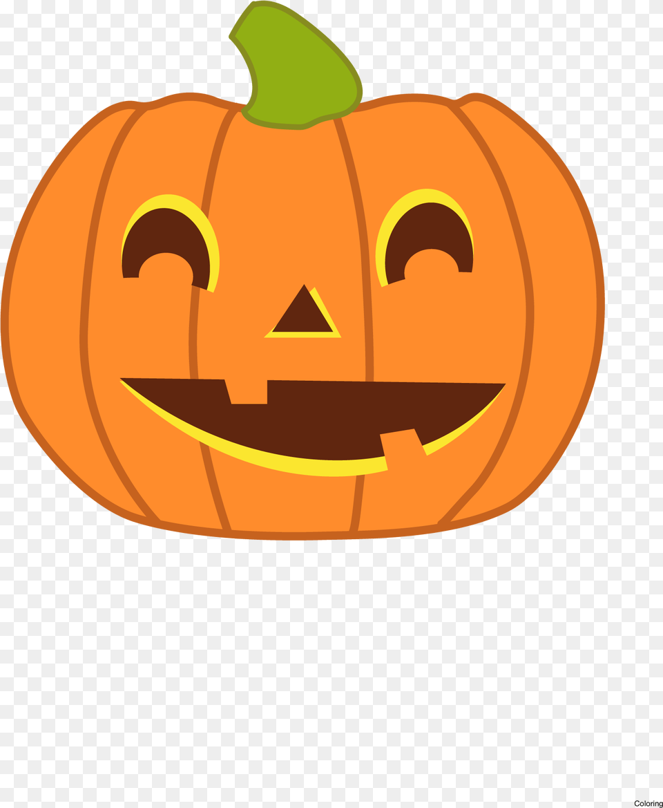 Halloween Clip Art Pumpkin Halloween Pumpkin Transparent, Food, Plant, Produce, Vegetable Free Png Download