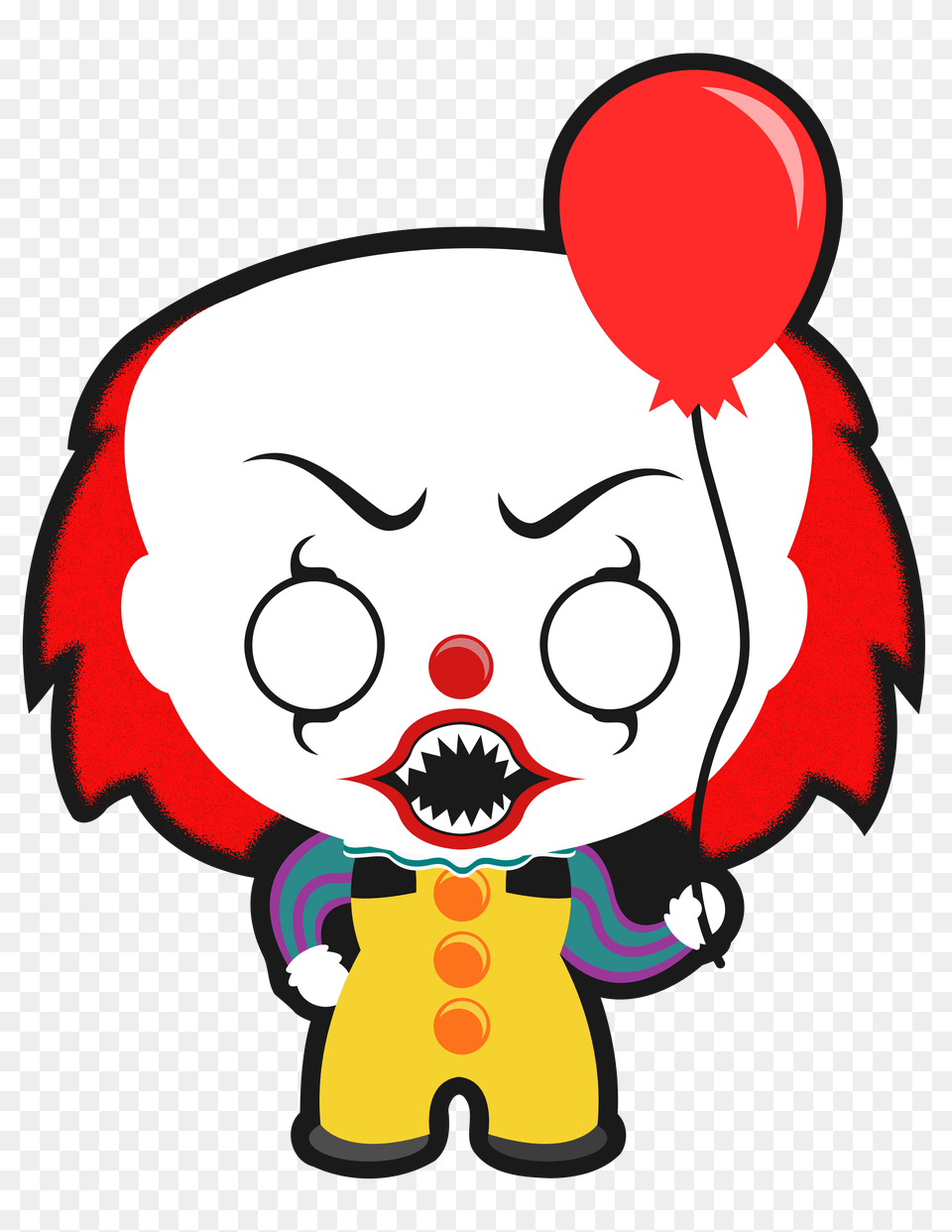 Halloween Clipart, Performer, Person, Baby, Clown Png