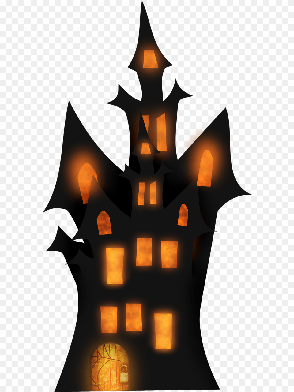 Halloween Clipart 2018 Silhouettes Haunted House Clip Art, Chandelier, Lamp, Altar, Architecture Png Image