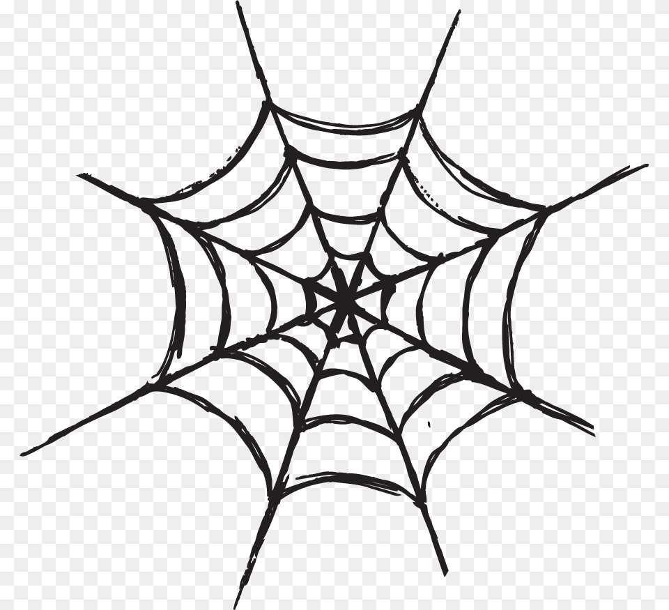 Halloween Clipart Black And White, Spider Web Free Transparent Png