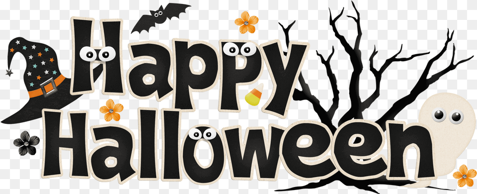 Halloween Clipart Clipart Junction Halloween Clipart Happy Halloween Clipart, Text, Animal, Bird, People Free Png