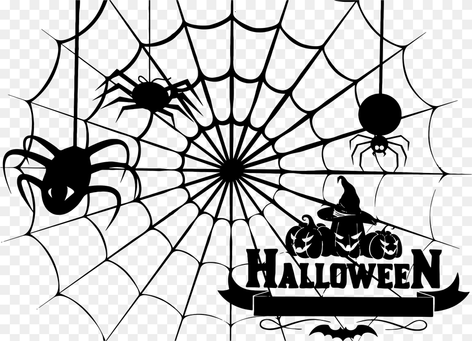 Halloween Clipart Clipart Web, Gray Free Png