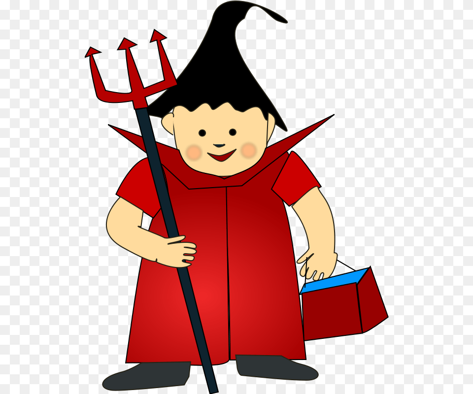 Halloween Clipart Costume Halloween Kids Clipart, People, Person, Weapon, Trident Free Png