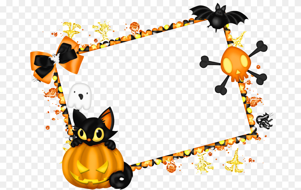 Halloween Clipart Frame, Festival Free Transparent Png