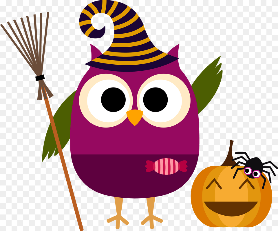 Halloween Clipart Halloween Owl, Animal, Fish, Sea Life, Shark Free Png Download