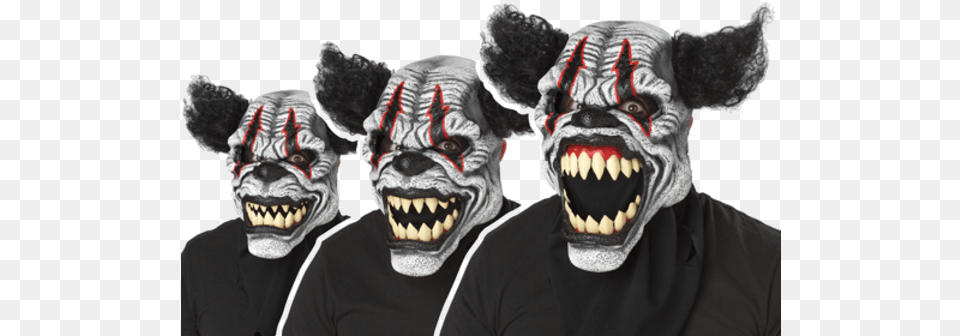 Halloween Clown Ani Motion Mask Last Laugh Clown, Body Part, Mouth, Person, Teeth Free Png