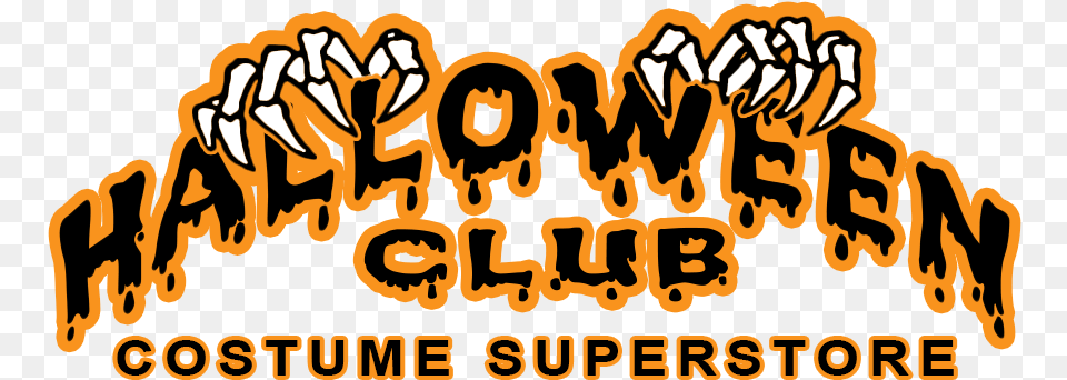 Halloween Club Halloween Costume Superstore Open Year Round Halloween Club, Text, Bulldozer, Machine Free Png