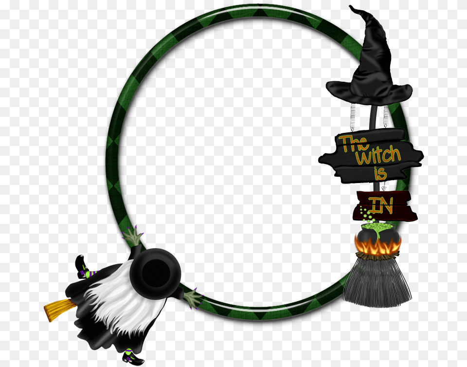 Halloween Cluster Frame Choker Hd Witch Hat, Accessories, Bracelet, Jewelry Png Image