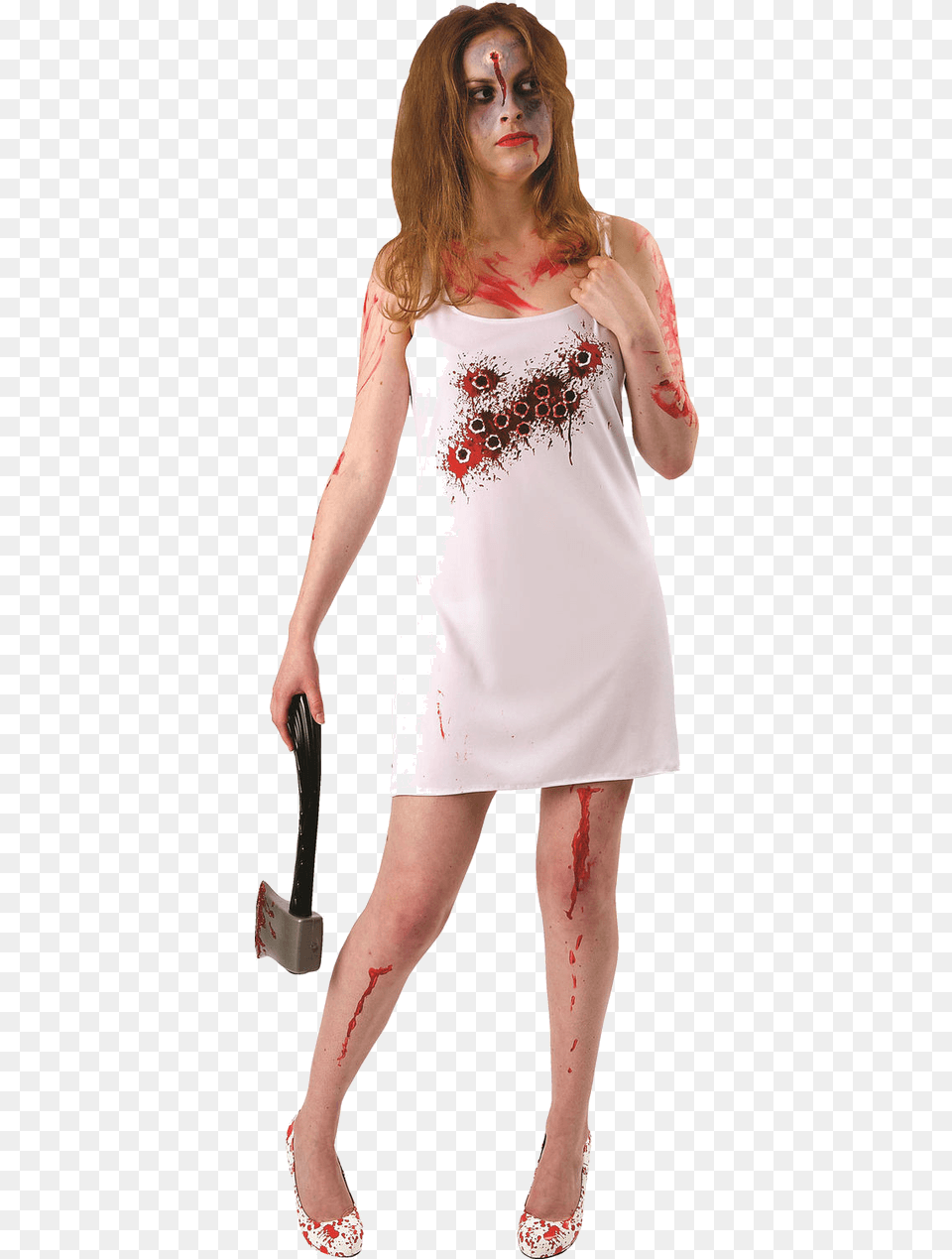 Halloween Costume Bullet Holes, Adult, Person, Woman, Female Png Image