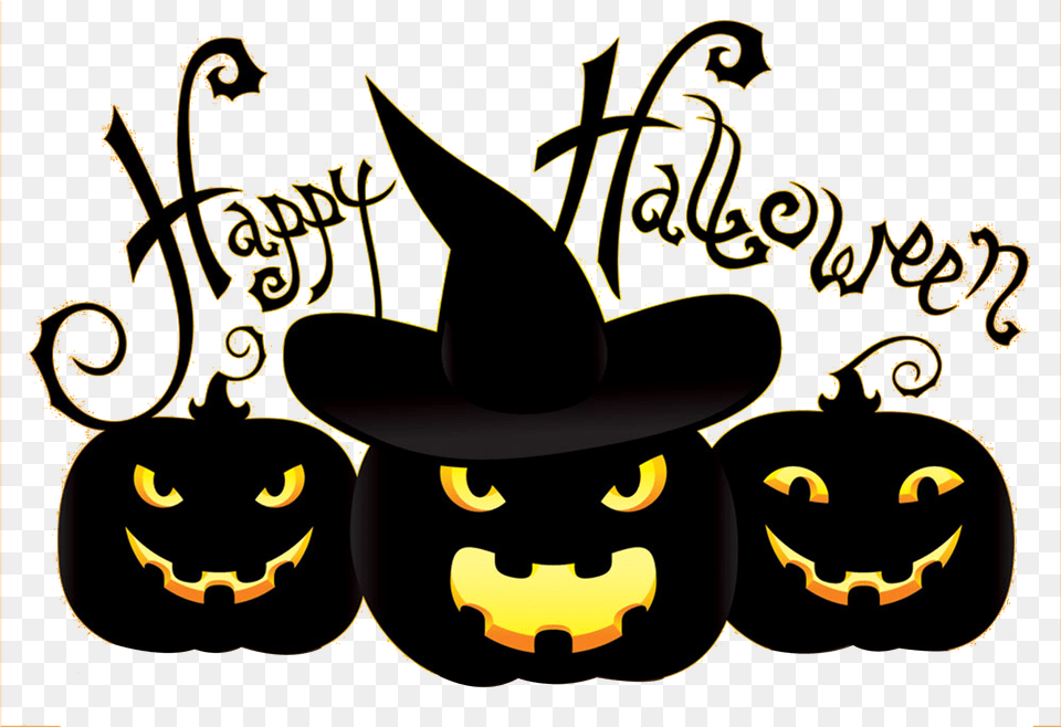 Halloween Costume Party Saying Cartoon Images Of Halloween, Festival, Clothing, Hat Free Transparent Png