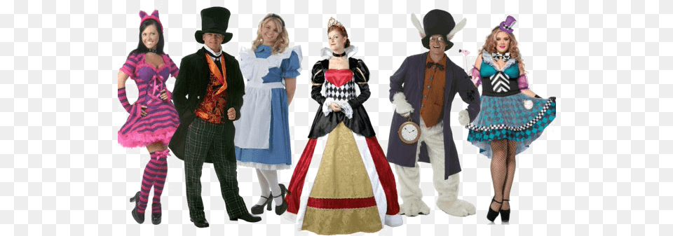 Halloween Costume Transparent Alice In Wonderland Halloween Characters, Person, Clothing, Adult, Woman Png