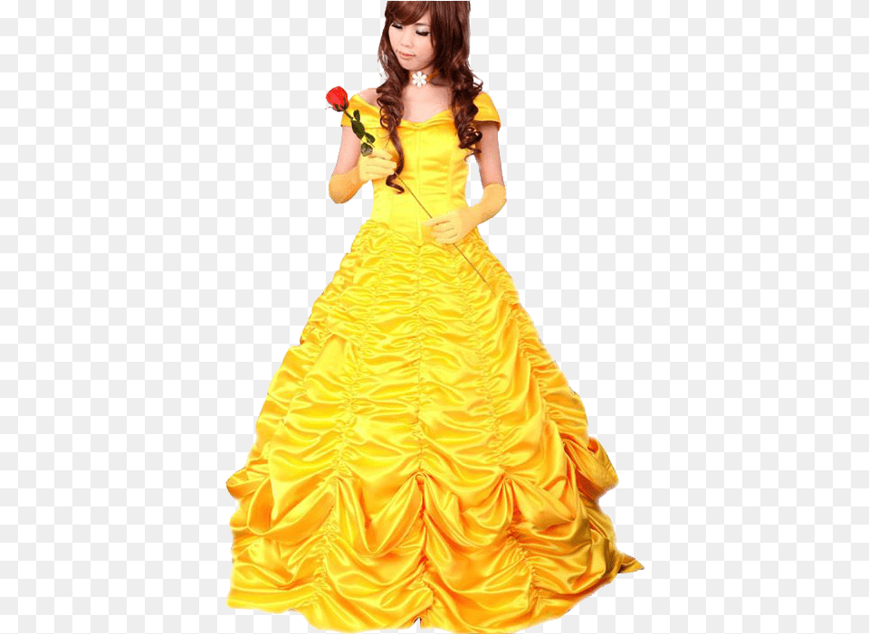 Halloween Costumes Belle, Person, Wedding Gown, Clothing, Costume Free Png Download