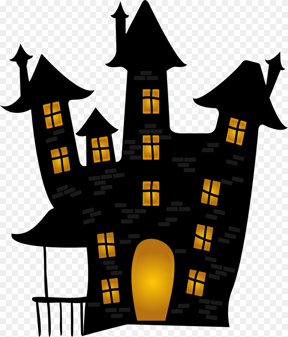 Halloween Creepy Cartoon Halloween Haunted House, Lighting, Chandelier, Lamp, Light Free Transparent Png