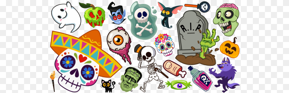 Halloween Cursor Collection Fictional Character, Sticker, Art, Baby, Person Png Image